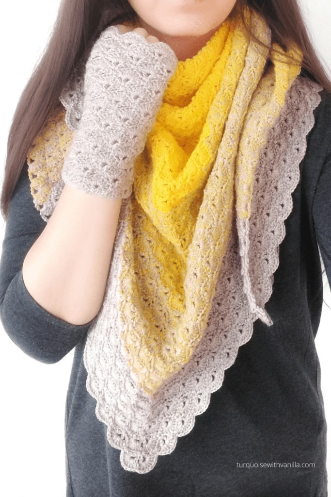 Reach results on Google's SERP when searching for crochet scarf, shawl, wrap