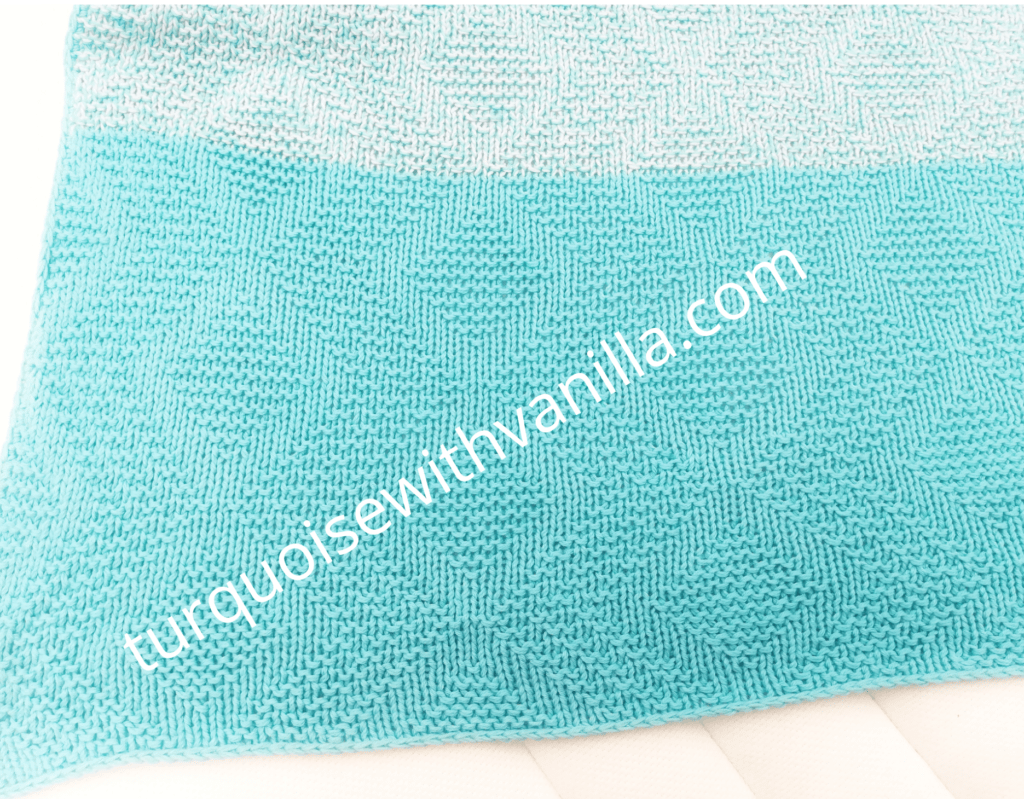 Reach results on Google's SERP when searching for textured knitted baby blanket, lapghan