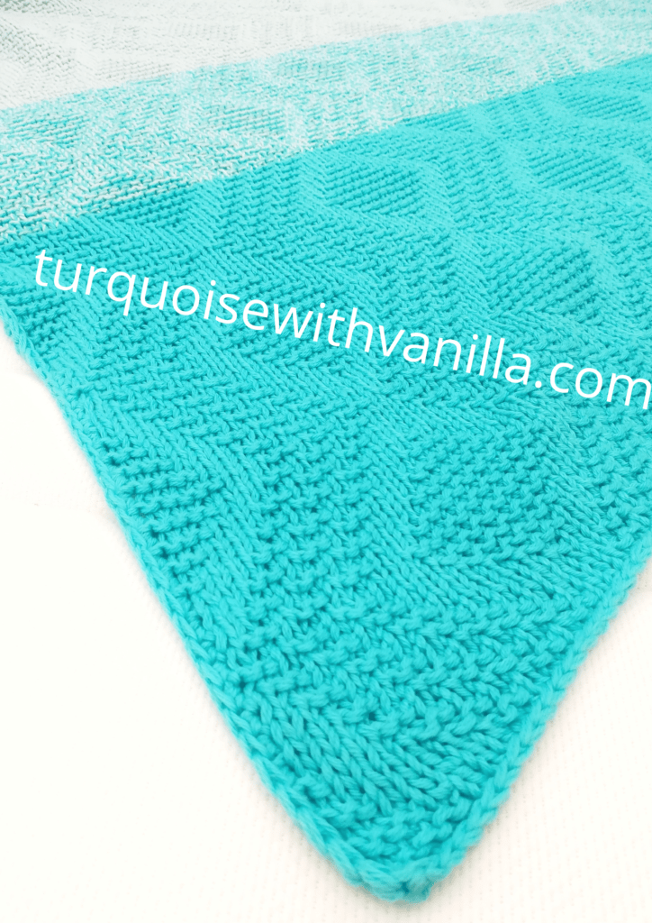 Reach results on Google's SERP when searching for textured knitted baby blanket, lapghan