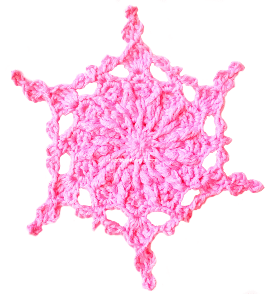 crochet snowflake